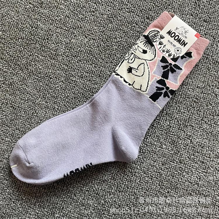 Модные хлопковые носки до середины икры с мультяшными Муми-троллями - Стиль на четыре сезона One Size (36-40)
Модные хлопковые носки до середины икры с мультяшными Муми-троллями - Стиль на четыре сезона One Size (36-40)