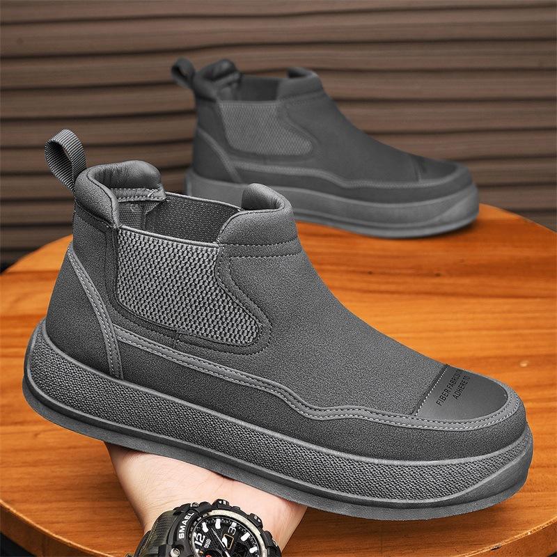 Men s shoes winter new short boots trendy new casual shoes fashion foot Martin boots Korean version of sports shoes available 39
Men s shoes winter new short boots trendy new casual shoes fashion foot Martin boots Korean version of sports shoes available 39