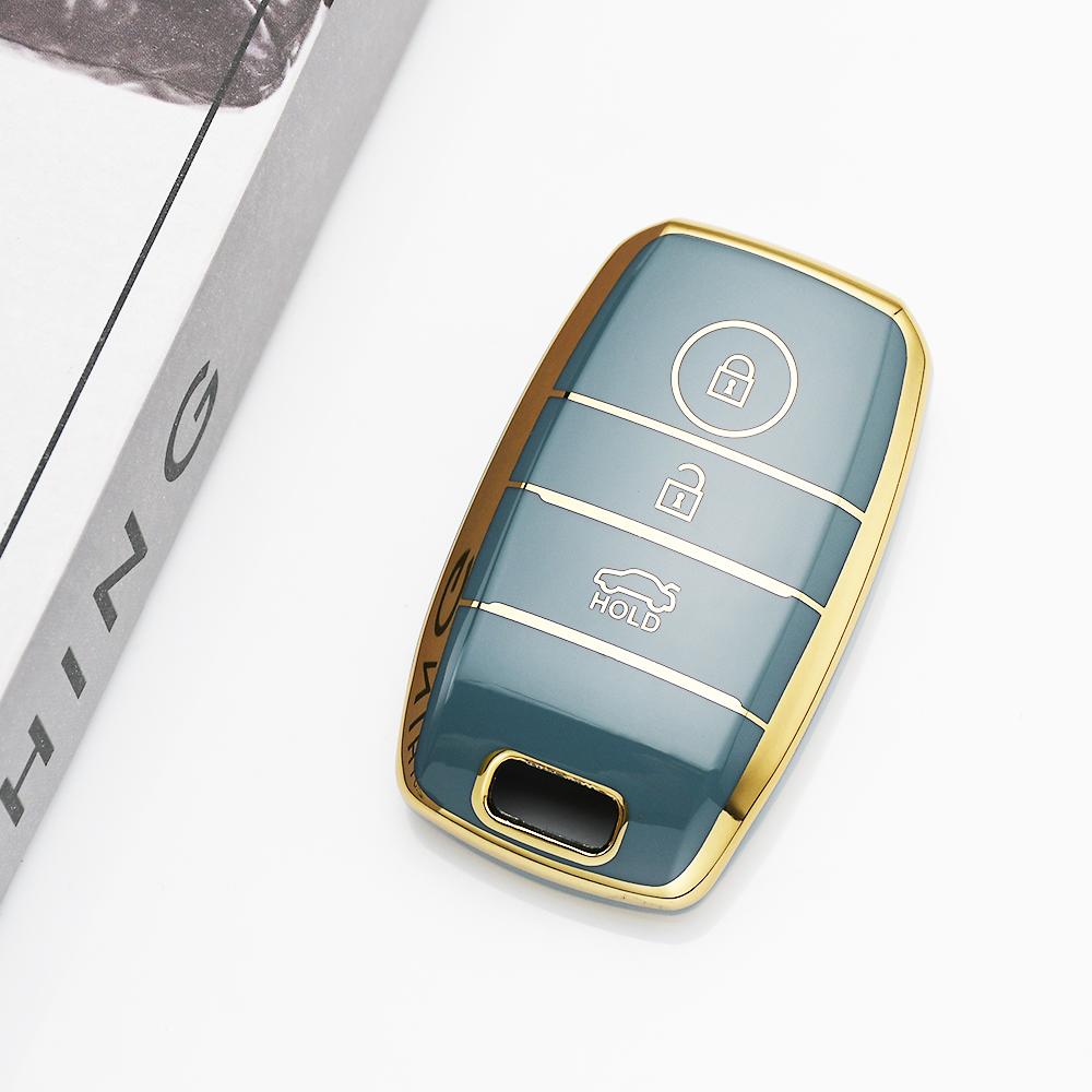 3 Button TPU Auto Fob Holder Shell Keyless Car Smart Key Cover Case For Kia Optima Sorento Niro Soul KX3 KX5 K3S RIO Ceed Cerato сірий
3 Button TPU Auto Fob Holder Shell Keyless Car Smart Key Cover Case For Kia Optima Sorento Niro Soul KX3 KX5 K3S RIO Ceed Cerato сірий