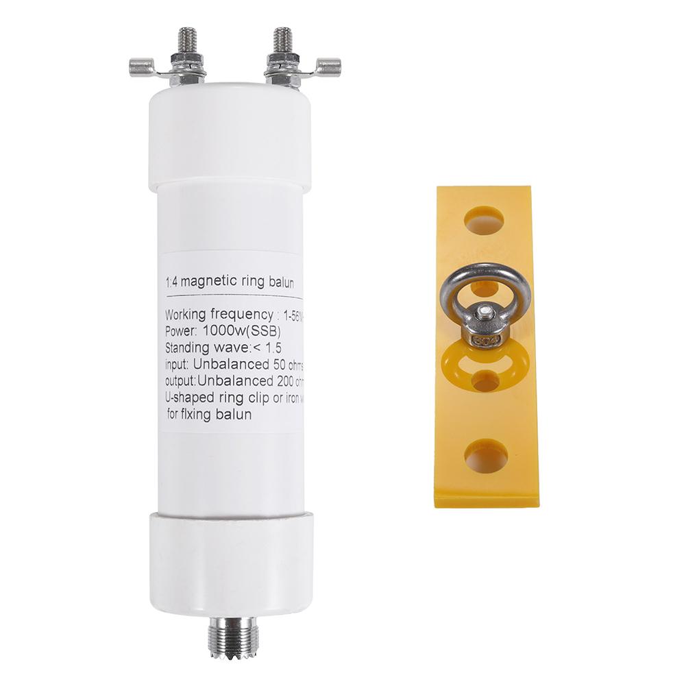 Balun For Winton Antennas 1000W High-power 1:4 Impedance Conversion Balun Antenna Unbalanced To Balanced 50 Ohm To 200 Ohm China Mainland
Balun For Winton Antennas 1000W High-power 1:4 Impedance Conversion Balun Antenna Unbalanced To Balanced 50 Ohm To 200 Ohm China Mainland