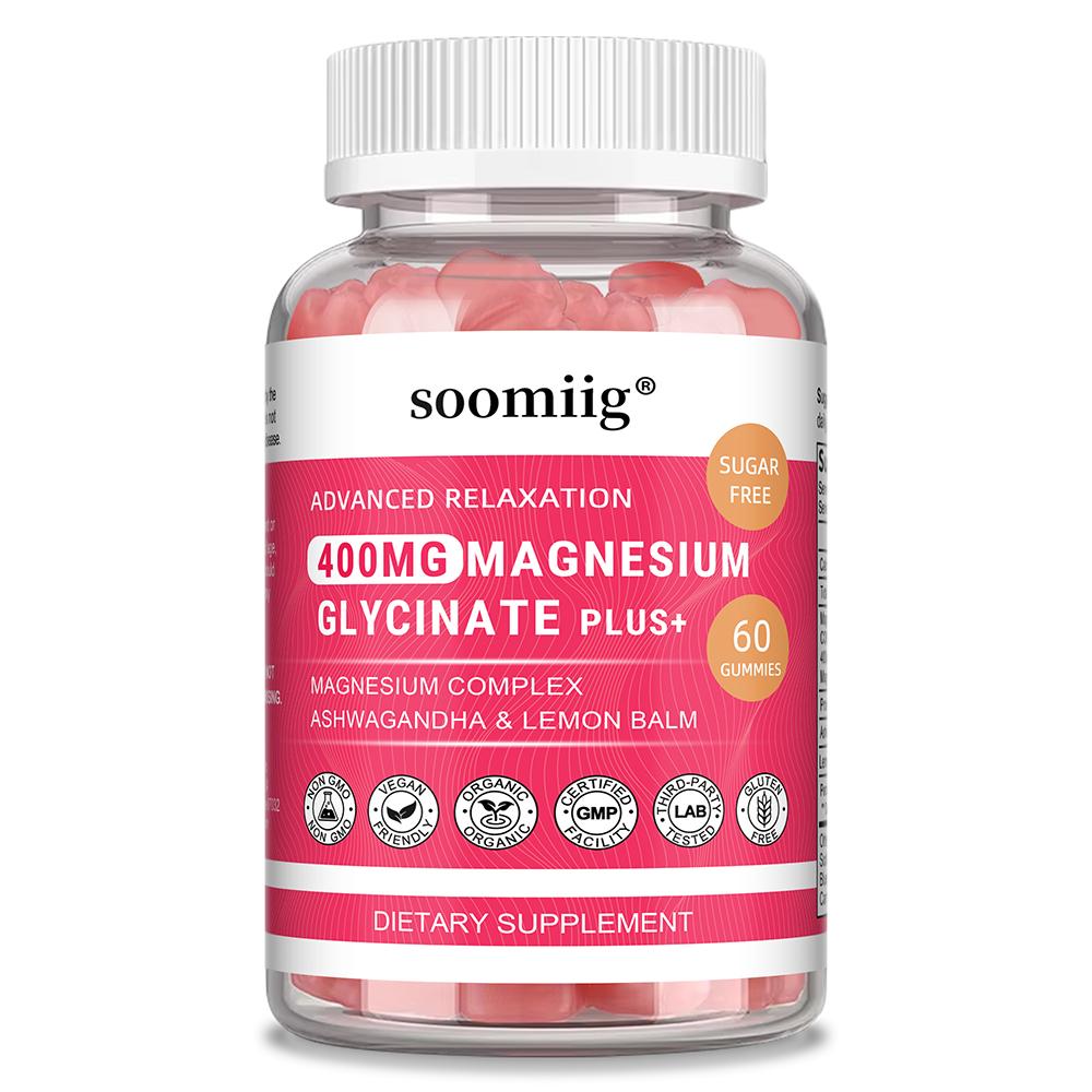 Magnesium Glycinate Advanced Complex, Lemon Balm Extract, 60 Gummies Supplements 60 Gummies
Magnesium Glycinate Advanced Complex, Lemon Balm Extract, 60 Gummies Supplements 60 Gummies