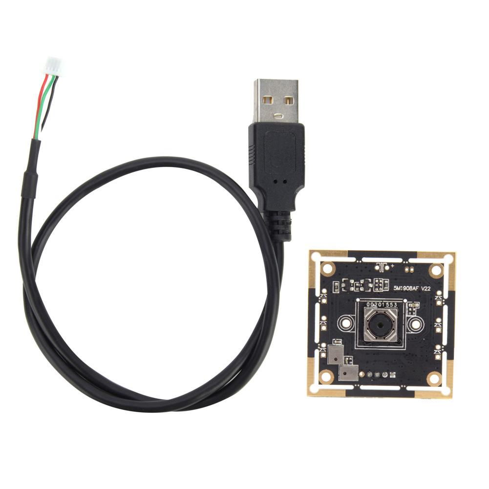 Плата модуля USB-камери Чіп HM5040 з функцією автофокусування 2592x1944 30 кадрів/с 65,8 градусів
Плата модуля USB-камери Чіп HM5040 з функцією автофокусування 2592x1944 30 кадрів/с 65,8 градусів
