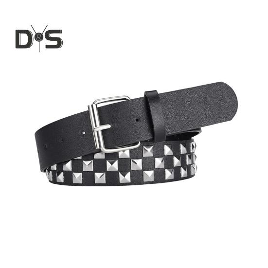 Мужской ремень с квадратной бусиной в виде пирамиды в стиле панк-хип-хоп, регулируемая длина пояса, ремень для джинсов чёрный
Мужской ремень с квадратной бусиной в виде пирамиды в стиле панк-хип-хоп, регулируемая длина пояса, ремень для джинсов чёрный