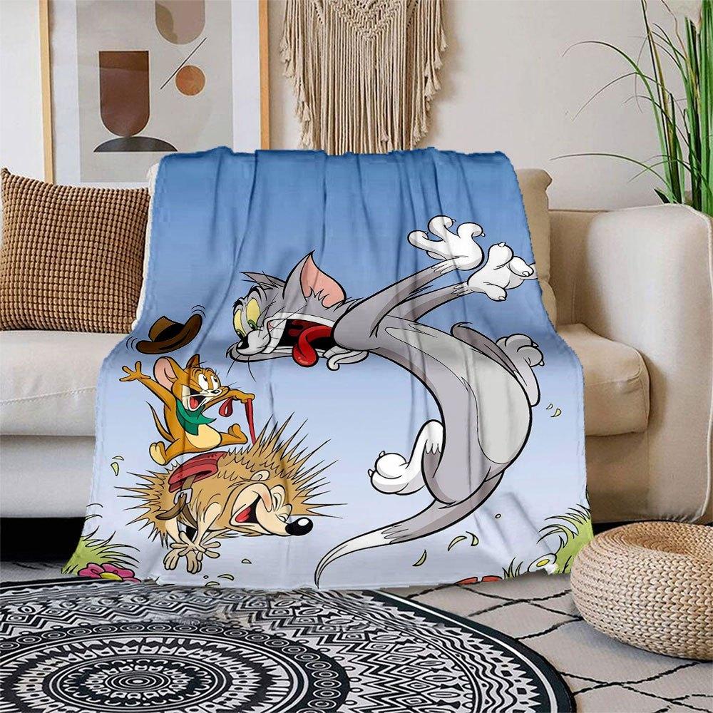 Tom & Jerry Adventure Poster PrintBlanket Flannel Throw Blanket for Sofa, Bed, Travel, Camping, Office 100x150cm
Tom & Jerry Adventure Poster PrintBlanket Flannel Throw Blanket for Sofa, Bed, Travel, Camping, Office 100x150cm