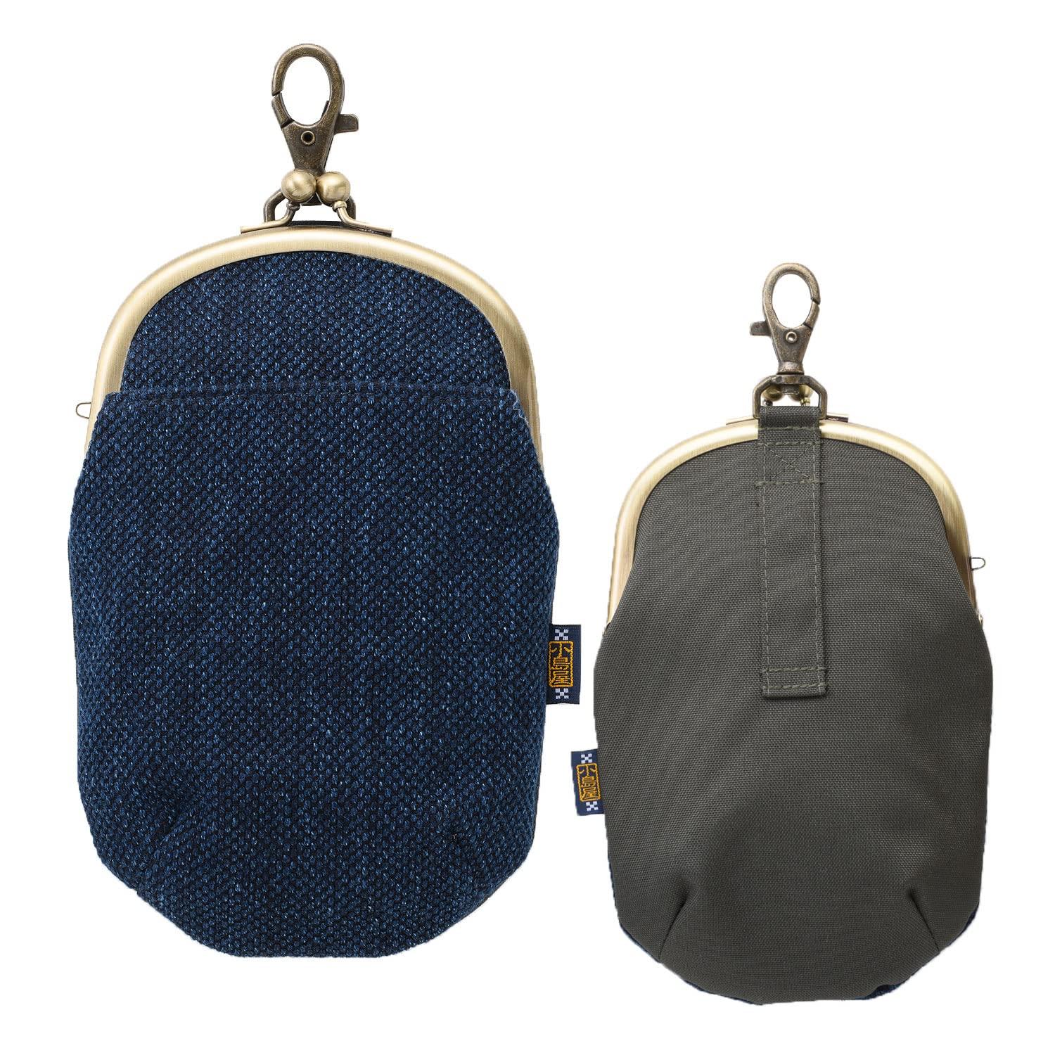 Kyoto Hidewa Gamaguchi Factory x Kojimaya Bushu Authentic Indigo Dyed Sashiko Gamaguchi Chalk Bag Gamaguchi Smartphone Shoulder Made in Blue x
Kyoto Hidewa Gamaguchi Factory x Kojimaya Bushu Authentic Indigo Dyed Sashiko Gamaguchi Chalk Bag Gamaguchi Smartphone Shoulder Made in Blue x