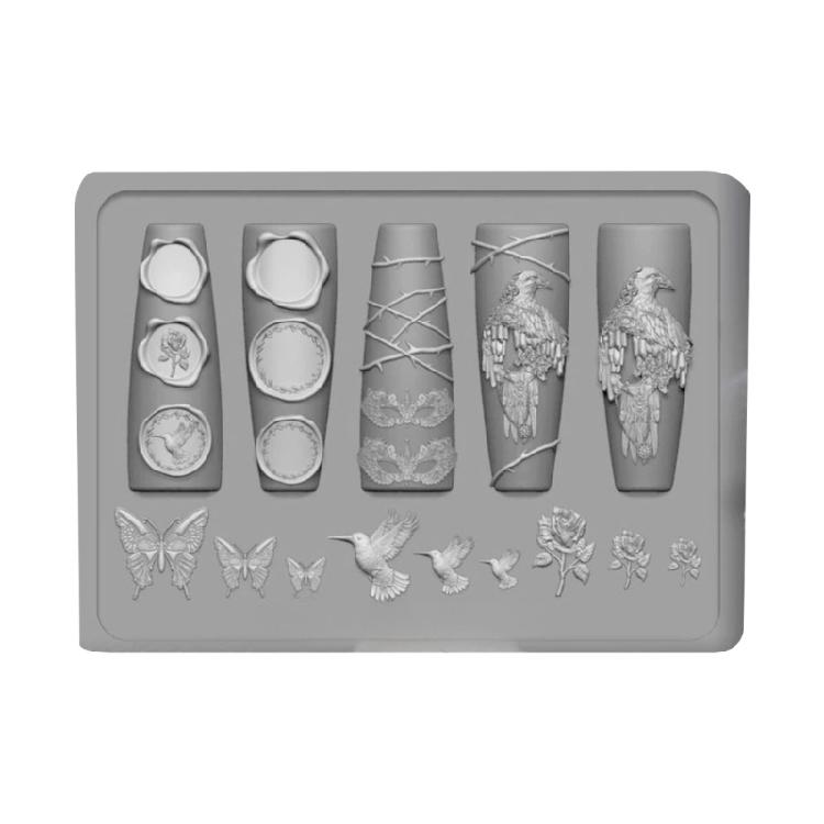 Multipurpose Silicone Mould for Hawks Nail Art Easy to Use and Remove Suitable Portable for All Nail Shapes and Lengths 1
Multipurpose Silicone Mould for Hawks Nail Art Easy to Use and Remove Suitable Portable for All Nail Shapes and Lengths 1