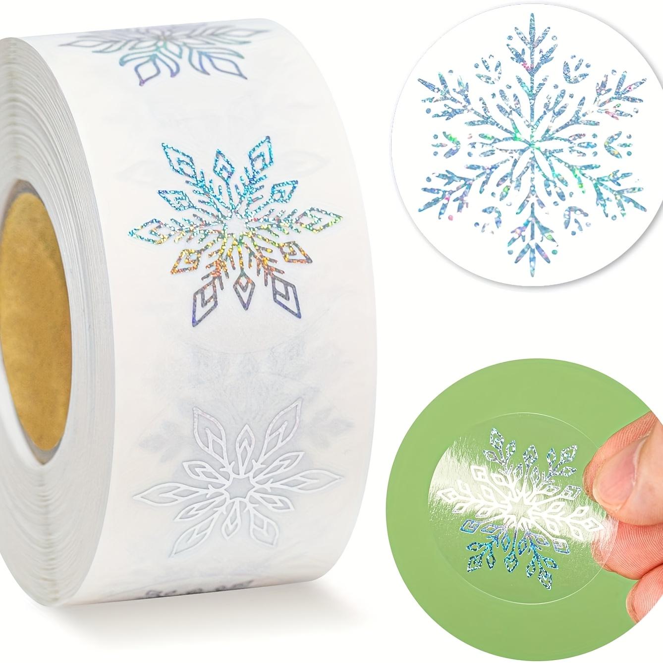 500 Stickers/Roll Large Size Hot Stamping Golden and Silver Snowflake Graffiti Self-Adhesive Stickers Transparent Round Festive Party Christmas
500 Stickers/Roll Large Size Hot Stamping Golden and Silver Snowflake Graffiti Self-Adhesive Stickers Transparent Round Festive Party Christmas