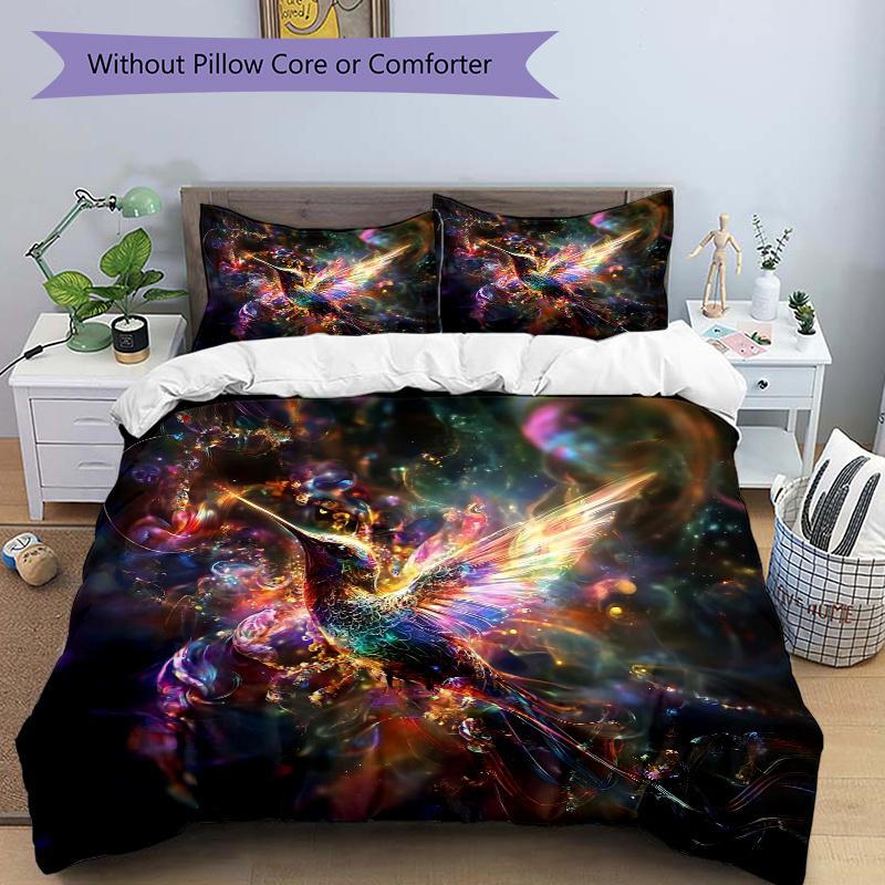 3pcs Colorful Dreams Enchanted Hummingbird Quilt Cover Set - Soft & Comfortable Polyester Fabric, All-Season Breathable Comforter Set For 1 Quilt 135x200cm
3pcs Colorful Dreams Enchanted Hummingbird Quilt Cover Set - Soft & Comfortable Polyester Fabric, All-Season Breathable Comforter Set For 1 Quilt 135x200cm