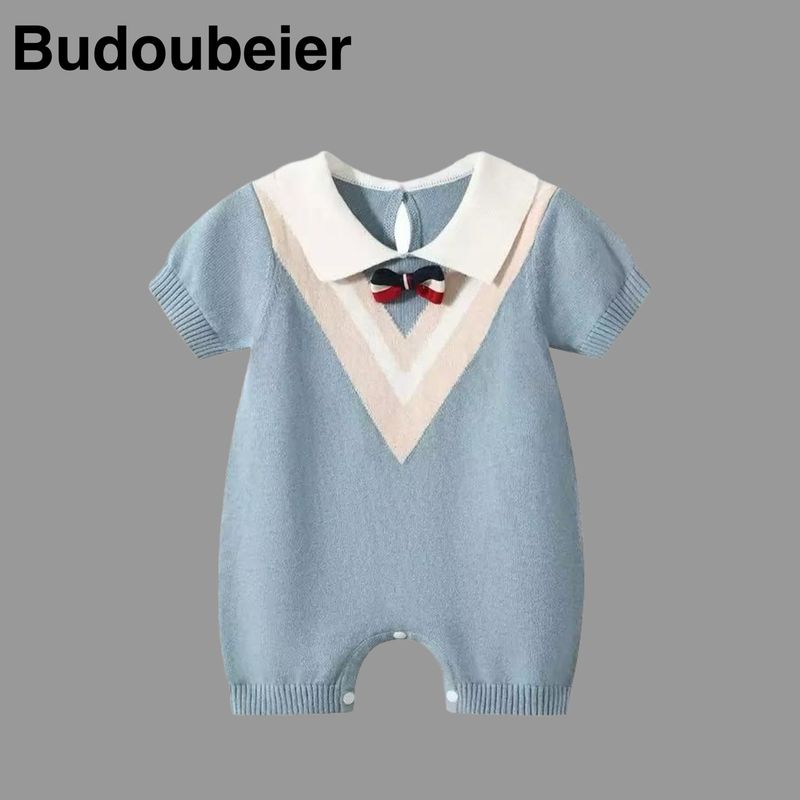 British Baby Summer New Style Polo Collar Jumpsuit, Stylish Academy Style Full Moon Hundred-Day Outing Jumpsuit Blue 590
British Baby Summer New Style Polo Collar Jumpsuit, Stylish Academy Style Full Moon Hundred-Day Outing Jumpsuit Blue 590
