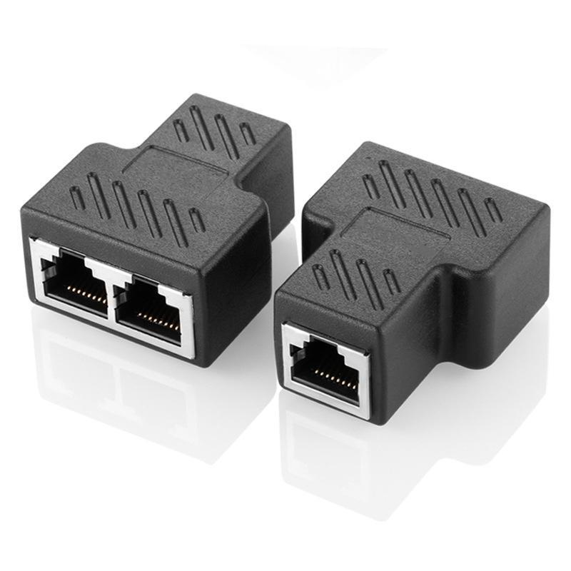 Спліттер розгалужувач для інтернет-кабелю SUNROZ RJ45 LAN - 2 x RJ-45 Ethernet Конектор (2 шт) (A58457-2)
Спліттер розгалужувач для інтернет-кабелю SUNROZ RJ45 LAN - 2 x RJ-45 Ethernet Конектор (2 шт) (A58457-2)