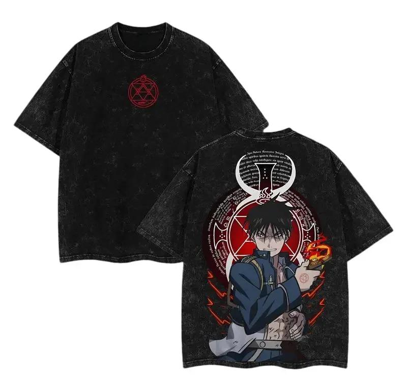 Hot Anime Fullmetal Alchemist Edward Clothing Men Women Short Sleeve Tshirts Cotton Tee Retro Washed T-shirt Harajuku T Shirt S
Hot Anime Fullmetal Alchemist Edward Clothing Men Women Short Sleeve Tshirts Cotton Tee Retro Washed T-shirt Harajuku T Shirt S