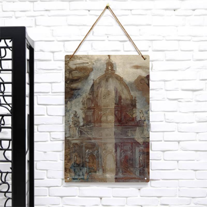 Vintage European Architecture Dome Oil Painting Style Custom Metal Wall Art Decor for Living Room 7.9x11.8In(20x30cm)
Vintage European Architecture Dome Oil Painting Style Custom Metal Wall Art Decor for Living Room 7.9x11.8In(20x30cm)