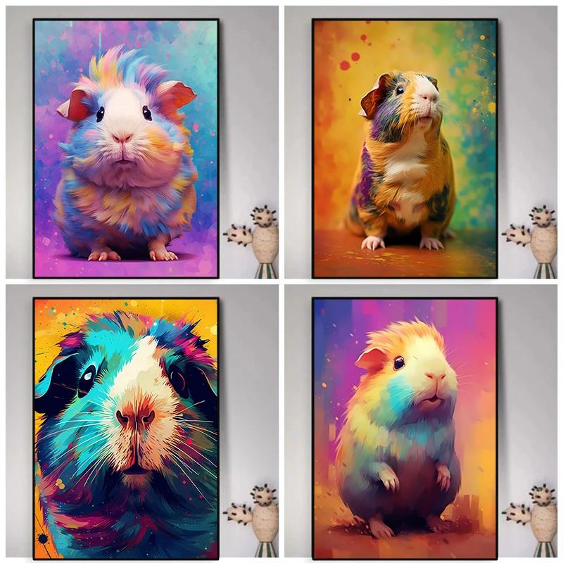 Abstract Colourful Cute Animal Guinea Pig Poster Print Modern Canvas Painting Wall Art for Living Room Home Decor Mural 21cm×30cm NoFrame
Abstract Colourful Cute Animal Guinea Pig Poster Print Modern Canvas Painting Wall Art for Living Room Home Decor Mural 21cm×30cm NoFrame