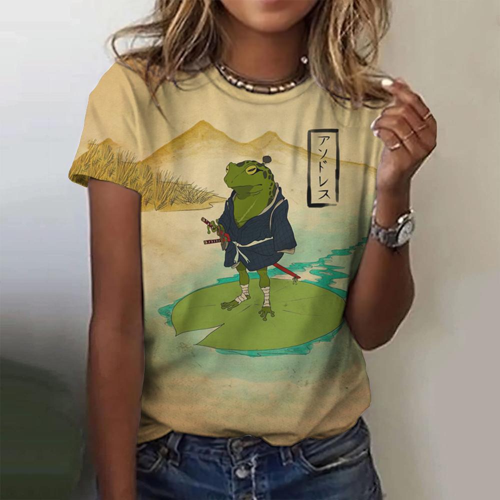Summer women s T-shirt casual loose and simple short sleeved top fashion 3D printed pattern T-shirt design retro Harajuku top XXS
Summer women s T-shirt casual loose and simple short sleeved top fashion 3D printed pattern T-shirt design retro Harajuku top XXS