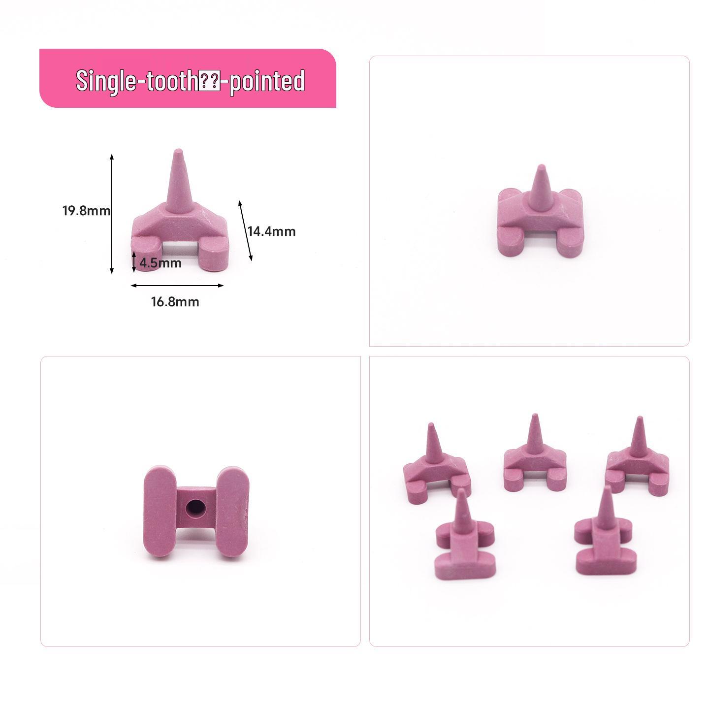 Red Nail Single Tooth Dental Firing Rack with Flat Flower Hole Design
Red Nail Single Tooth Dental Firing Rack with Flat Flower Hole Design
