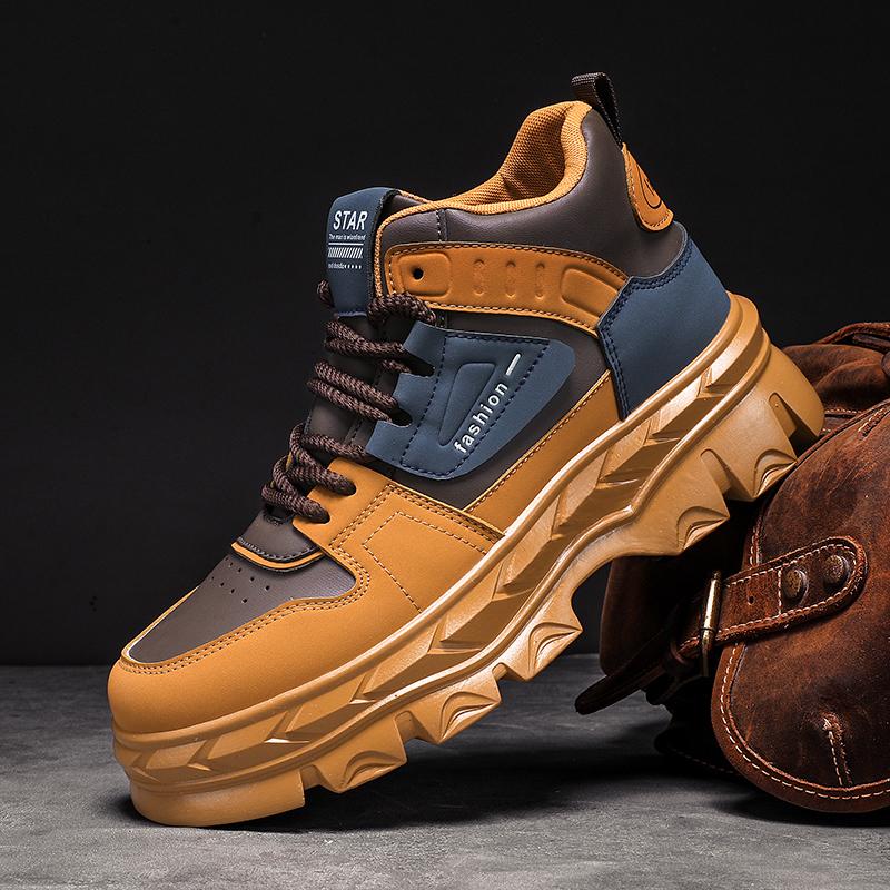 Fashion Trendy Men s Shoes Autumn Style British Fashion Retro Contrasting Casual Wear-resistant Men New Thick Soled Workwear Shoes 2024 44 жёлтый
Fashion Trendy Men s Shoes Autumn Style British Fashion Retro Contrasting Casual Wear-resistant Men New Thick Soled Workwear Shoes 2024 44 жёлтый