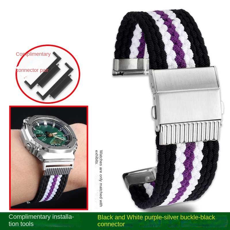 New Modified Nylon Canvas Strap For Casio G-SHOCK Series DW-5600 DW5600 GW-B5600 GW-M5610 GA900 700 GA110 120 Sports Watchband 16mm
New Modified Nylon Canvas Strap For Casio G-SHOCK Series DW-5600 DW5600 GW-B5600 GW-M5610 GA900 700 GA110 120 Sports Watchband 16mm