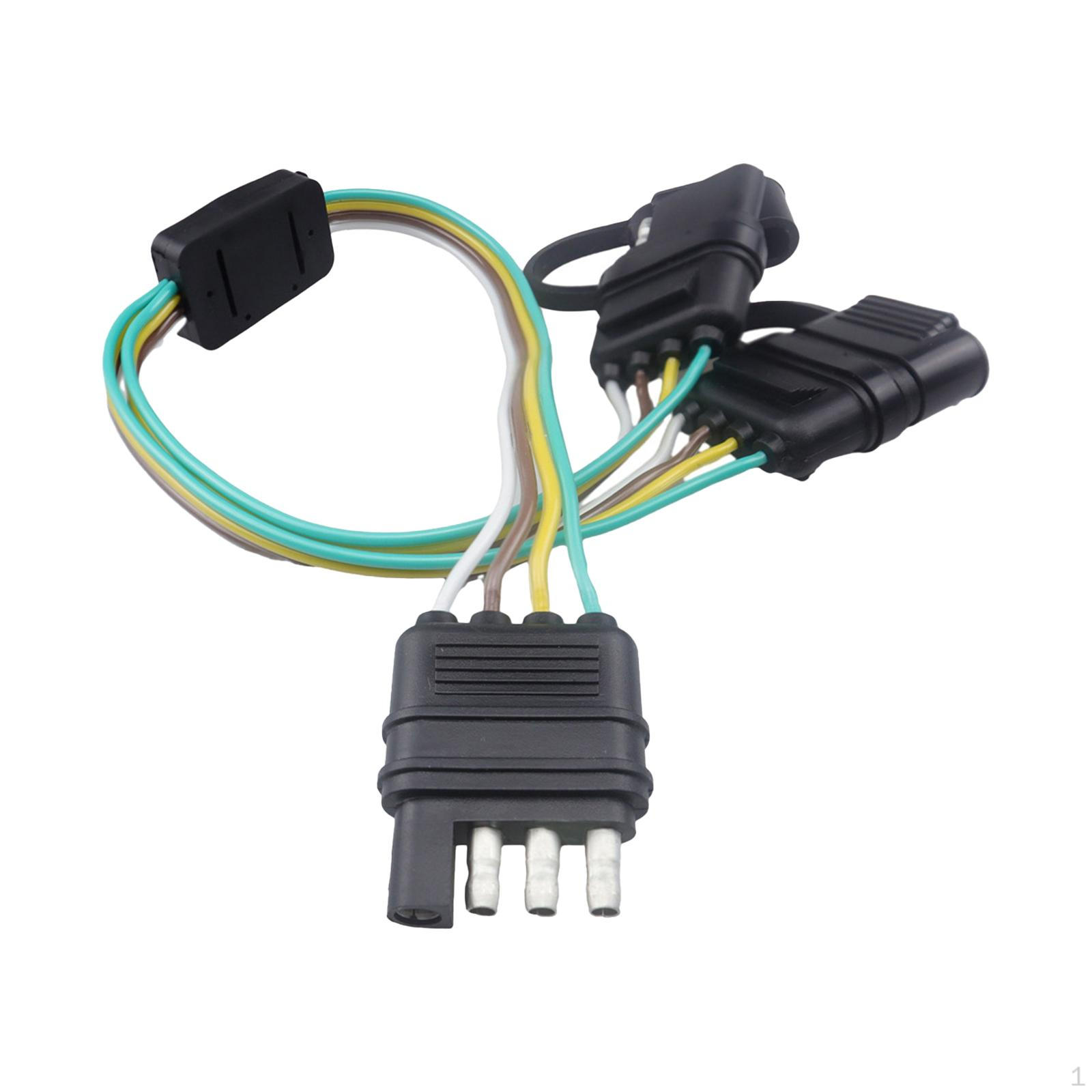 Trailer Wire Extension Plug 4 Flat Wiring Harness Universal for Car LED Brake
Trailer Wire Extension Plug 4 Flat Wiring Harness Universal for Car LED Brake
