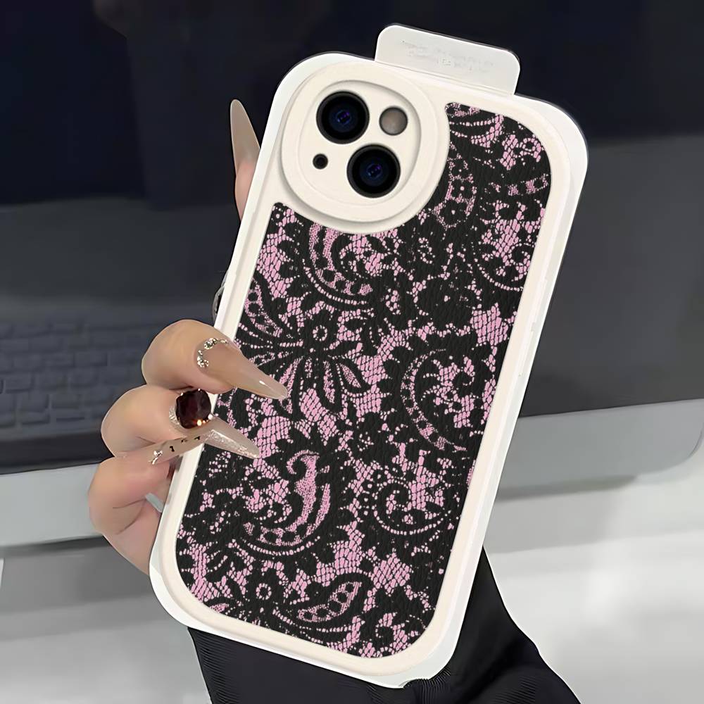 Black Lace Pattern Personalized Mobile Phone Case For IPhone 16 15 14 13 12 11 Pro Max Plus Soft Leather Cover iPhone 16 pro
Black Lace Pattern Personalized Mobile Phone Case For IPhone 16 15 14 13 12 11 Pro Max Plus Soft Leather Cover iPhone 16 pro