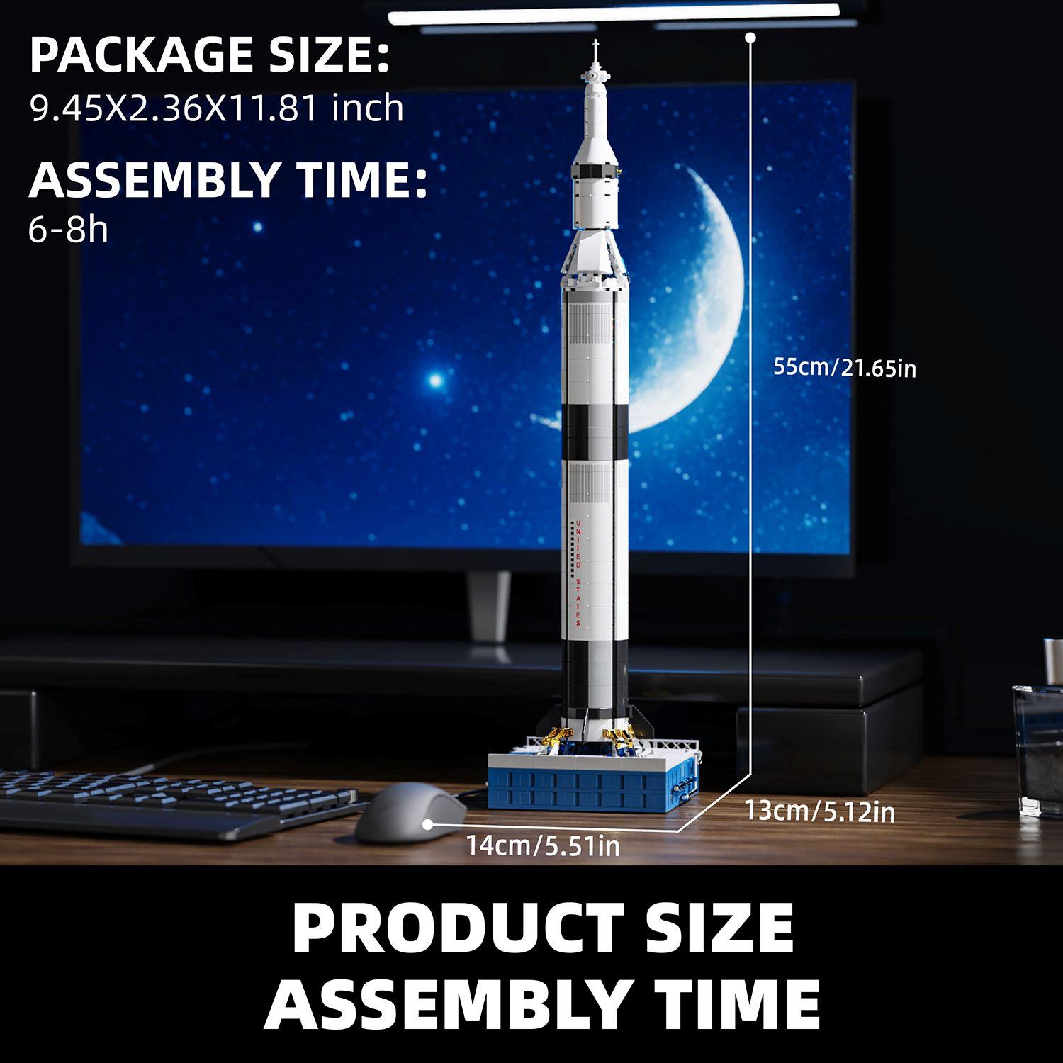 846PCS Building Blocks Space Rocket Plaything Learning-Focused Toys Compatible Others Bricks Sets Christmas Presents
846PCS Building Blocks Space Rocket Plaything Learning-Focused Toys Compatible Others Bricks Sets Christmas Presents