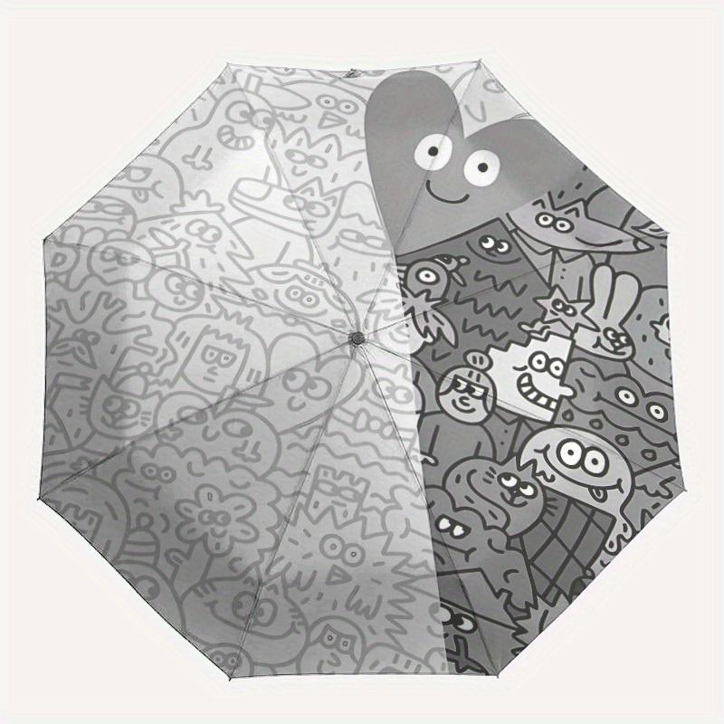 1pc Doodle Creatures Automatic Open, Sturdy Iron Frame, Compact Folding Design, All-Season Portable Umbrella for Women & Men yy250801129
1pc Doodle Creatures Automatic Open, Sturdy Iron Frame, Compact Folding Design, All-Season Portable Umbrella for Women & Men yy250801129