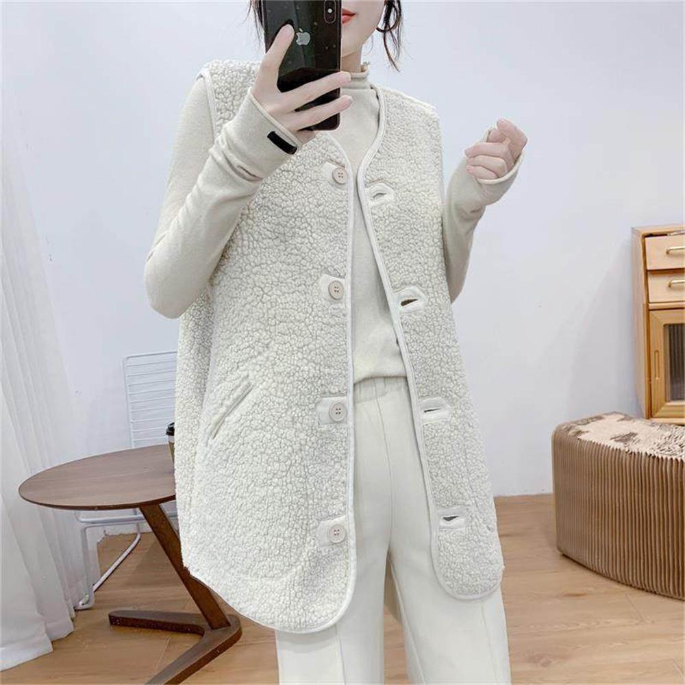 Пальто Женский жилет Осень Зима 2024 Новый Стиль Искусственный Мех Ягненка Свободный Корейский Вариант Безрукавный Жилет Стиль Базовые Топы XXL бежевый
Пальто Женский жилет Осень Зима 2024 Новый Стиль Искусственный Мех Ягненка Свободный Корейский Вариант Безрукавный Жилет Стиль Базовые Топы XXL бежевый