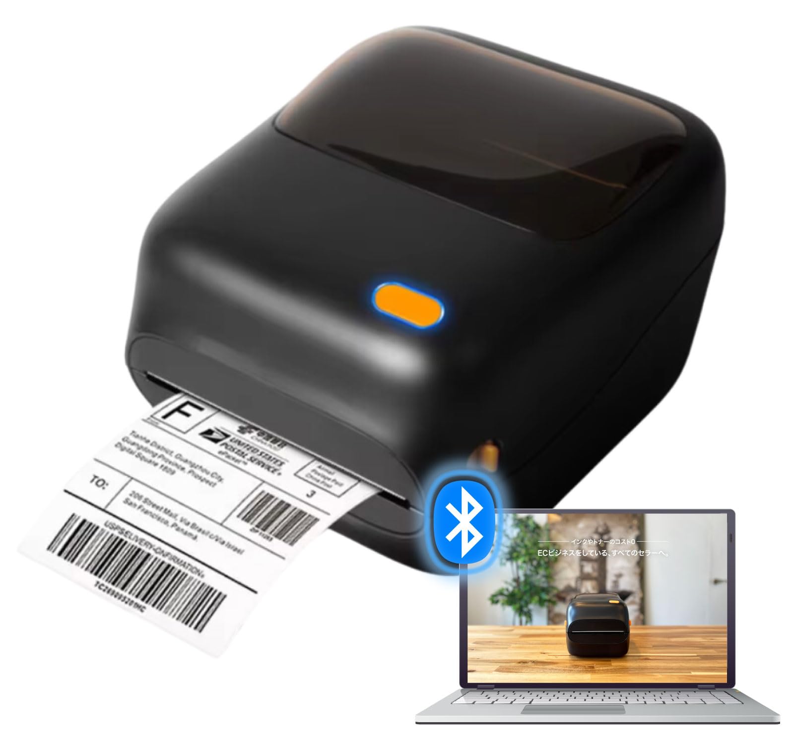 Продавець EC Термопринтер для етикеток, сумісний з Bluetooth, USB, чорний, японська підтримка, клацніть, поштовий штрих-код, адреса для комерційного використання, цінник, етикетка FBA
Продавець EC Термопринтер для етикеток, сумісний з Bluetooth, USB, чорний, японська підтримка, клацніть, поштовий штрих-код, адреса для комерційного використання, цінник, етикетка FBA