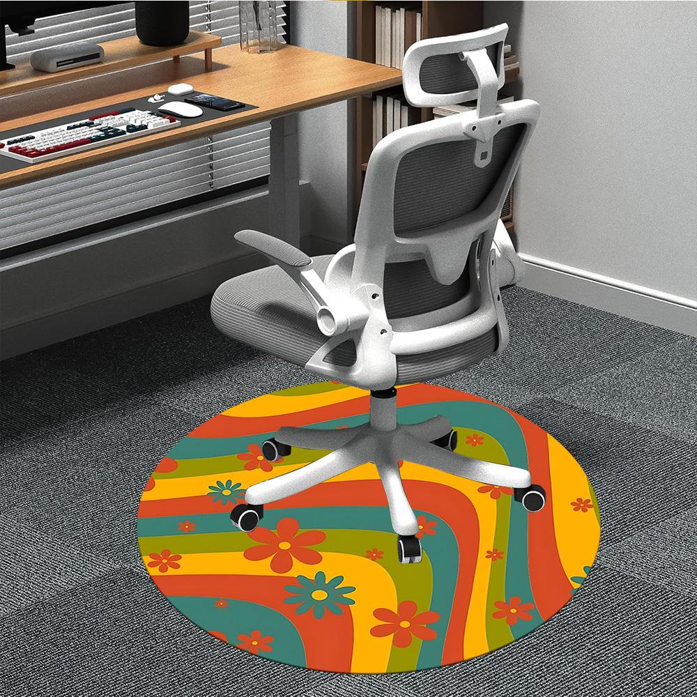 1pc Floral Vibrant Office Round Area Rug, Indoor Mat Suitable For Office, Under Office Chairs Bedroom Living Room Home Decor, Room Deco 069 80cm by 80cm
1pc Floral Vibrant Office Round Area Rug, Indoor Mat Suitable For Office, Under Office Chairs Bedroom Living Room Home Decor, Room Deco 069 80cm by 80cm