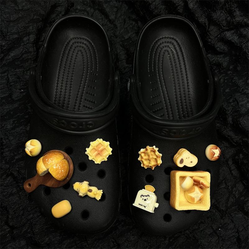 New Style, Food Toy Series, Fun Bread Workshop, Bread Machine, Puppy, Personalized Shoe Flower, Shoe Accessories, Hole Shoe Decoration Accessories Pack of 10
New Style, Food Toy Series, Fun Bread Workshop, Bread Machine, Puppy, Personalized Shoe Flower, Shoe Accessories, Hole Shoe Decoration Accessories Pack of 10