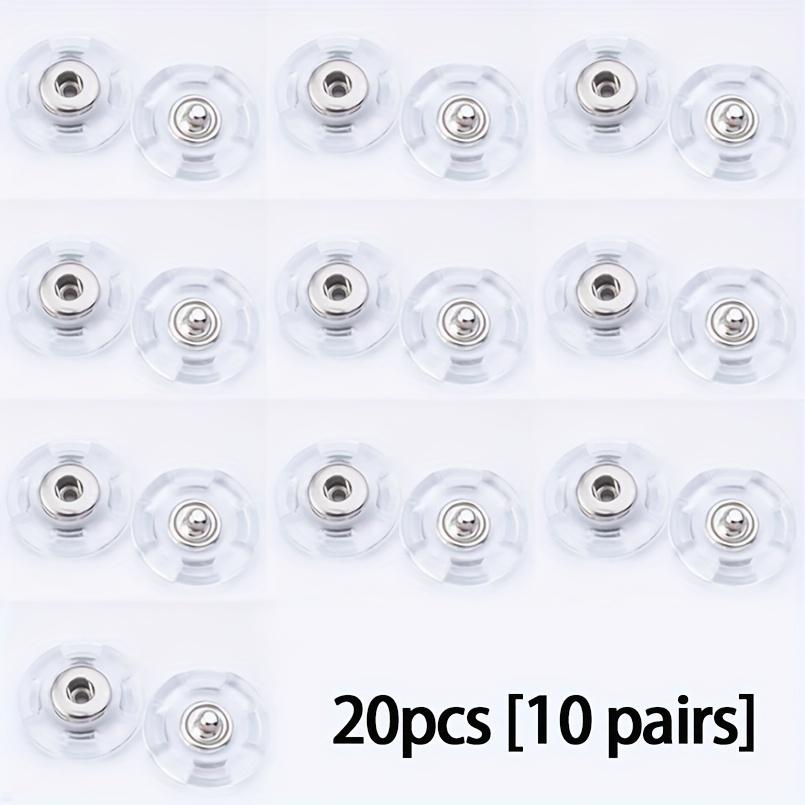 10 Pairs Ultra Clear Invisible Buttons - Fixed, Invisible Fasteners for Sweaters and Blouses, Anti Exposure Design
10 Pairs Ultra Clear Invisible Buttons - Fixed, Invisible Fasteners for Sweaters and Blouses, Anti Exposure Design