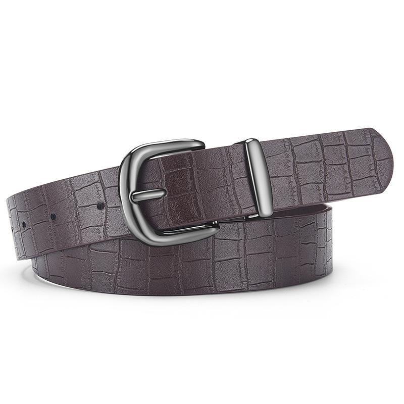 Женский ремень с пряжкой из искусственной кожи с узором под крокодила, декоративный ремень для джинсов и брюк из искусственной кожи, женский стиль 106*2.8 кофейный
Женский ремень с пряжкой из искусственной кожи с узором под крокодила, декоративный ремень для джинсов и брюк из искусственной кожи, женский стиль 106*2.8 кофейный