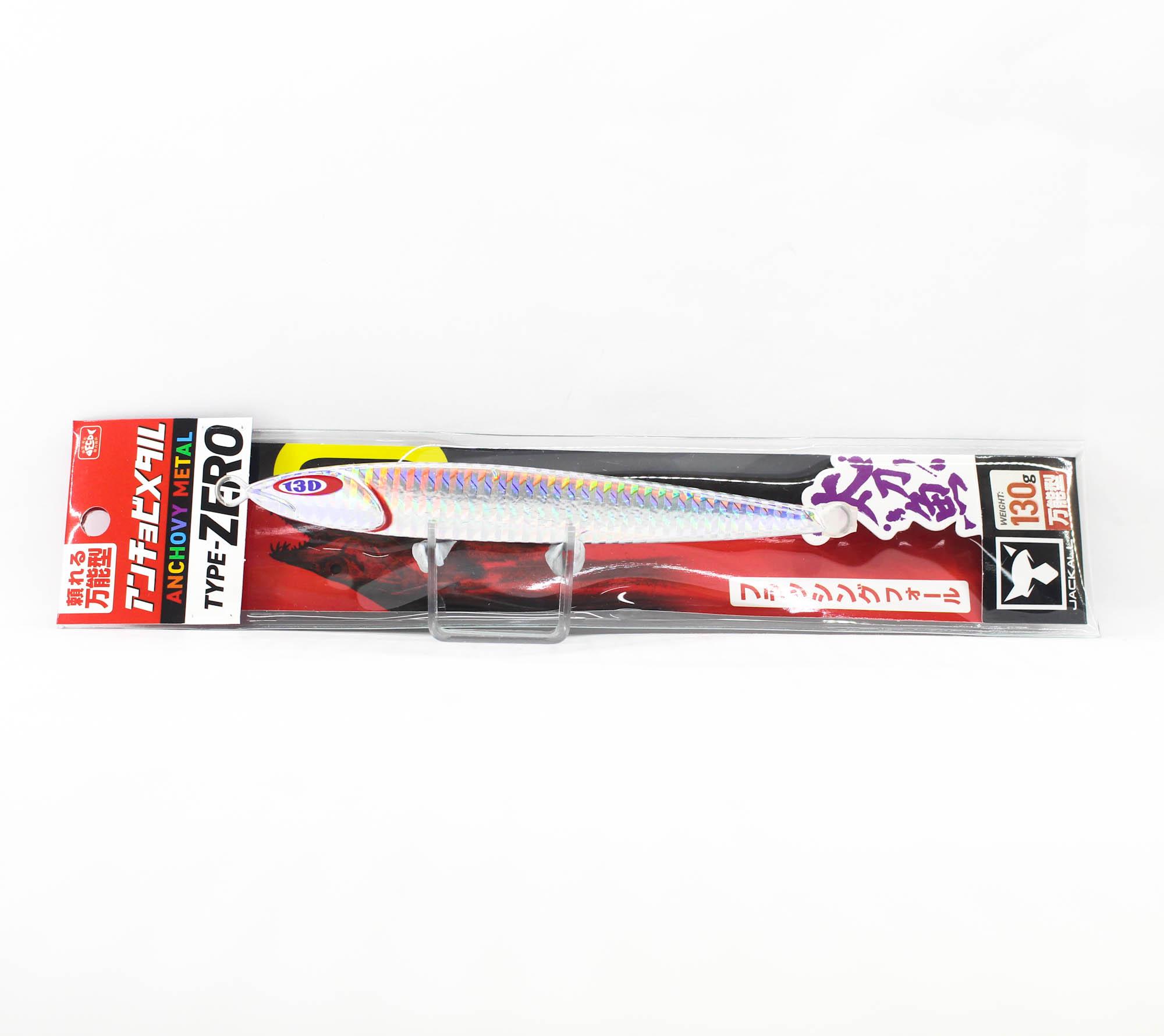 Jackall Metal Jig Anchovy Type 0 Flush Fall 130 grams Tachi Silver (8335)
Jackall Metal Jig Anchovy Type 0 Flush Fall 130 grams Tachi Silver (8335)