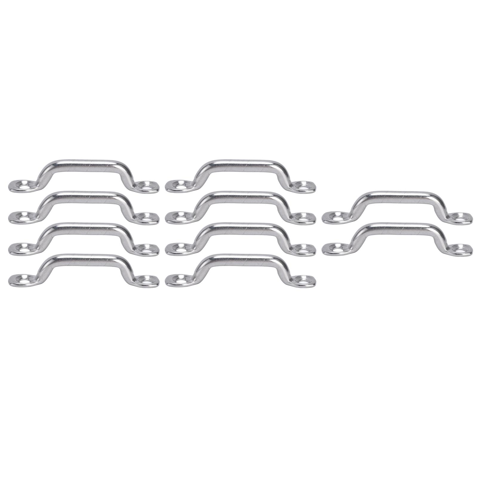 10Pcs Boat Top Pad Eye Deck Loop Tie Down 316 Stainless Steel Set Kit for Fixing
10Pcs Boat Top Pad Eye Deck Loop Tie Down 316 Stainless Steel Set Kit for Fixing