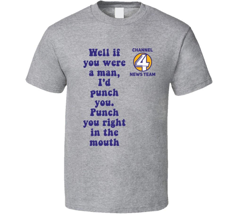 Anchorman Channel Four News Logo Well If You Were A Man, I d Punch You. Punch Yo XL
Anchorman Channel Four News Logo Well If You Were A Man, I d Punch You. Punch Yo XL
