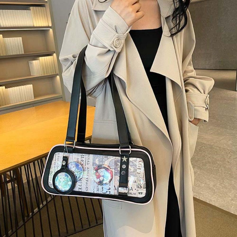Один значок Itabag Simple Itabag PU сумка через плечо сумка прозрачный карман для девочек бежевый
Один значок Itabag Simple Itabag PU сумка через плечо сумка прозрачный карман для девочек бежевый
