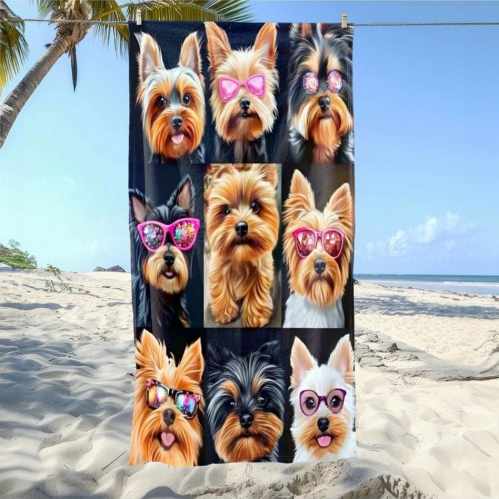 Yorkie Summer Vibes Beach Towel Patterned Sunscreen And Windproof Suitable For Swimming Pool Camping Travel Blanket W30*H60(CM)
Yorkie Summer Vibes Beach Towel Patterned Sunscreen And Windproof Suitable For Swimming Pool Camping Travel Blanket W30*H60(CM)