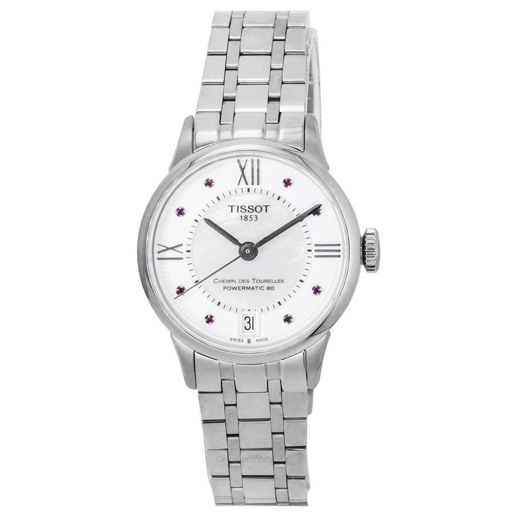 Tissot T-Classic Chemin Des Tourelles Белый перламутр с рубиновым циферблатом Автоматические женские часы T099.207.11.113.00
Tissot T-Classic Chemin Des Tourelles Белый перламутр с рубиновым циферблатом Автоматические женские часы T099.207.11.113.00