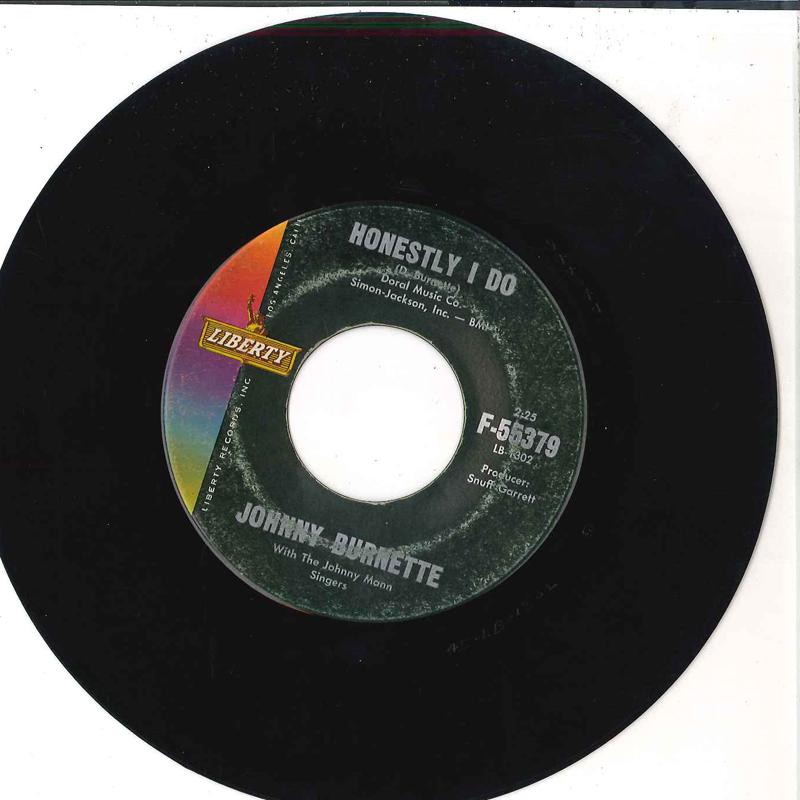7inch Record JOHNNY BURNETTE - Honestly I Do / God,country And My F55379 LIBERTY 1961 US Rock Used
7inch Record JOHNNY BURNETTE - Honestly I Do / God,country And My F55379 LIBERTY 1961 US Rock Used