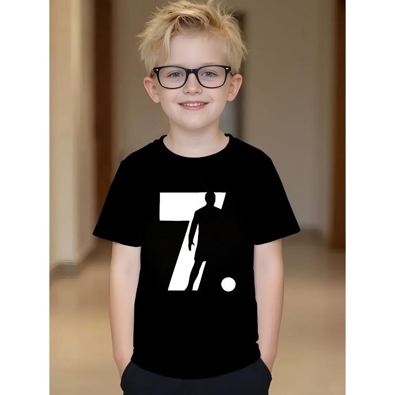 European sizes Boys Summer Short Sleeve T-Shirts - Quick-Dry Breathable Round Neck Tee with Short Sleeves, Soft Casual Top Suitable for Outdoor 98cm чёрный
European sizes Boys Summer Short Sleeve T-Shirts - Quick-Dry Breathable Round Neck Tee with Short Sleeves, Soft Casual Top Suitable for Outdoor 98cm чёрный