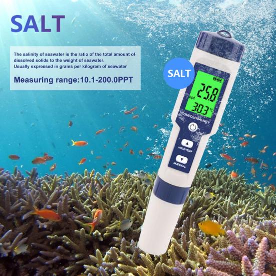 Yousheng Swimming Pool Salt Tester Digital Display Water Quality Monitoring Compact Size Portable Temperature Meter Digital Salinity Tester Pen
Yousheng Swimming Pool Salt Tester Digital Display Water Quality Monitoring Compact Size Portable Temperature Meter Digital Salinity Tester Pen