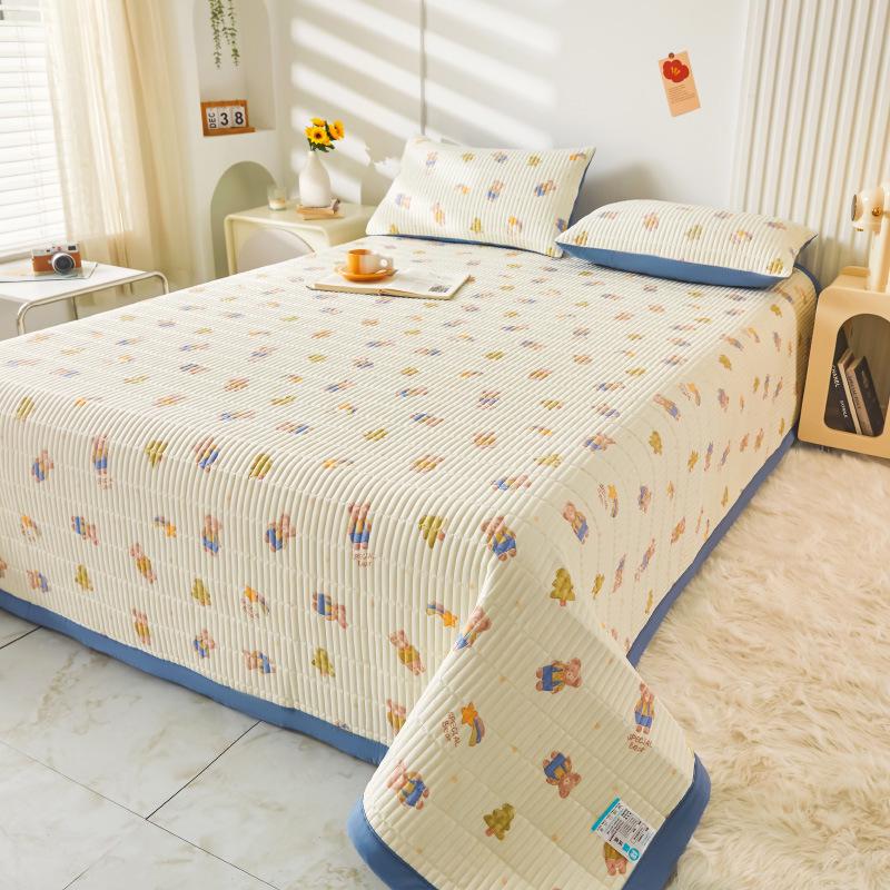 Class A Washable Cotton Linen Bedspread & Skirt Set - Quilted, Thickened, Machine Washable, 3-Piece 48*74cm Pillowcases (Pair)
Class A Washable Cotton Linen Bedspread & Skirt Set - Quilted, Thickened, Machine Washable, 3-Piece 48*74cm Pillowcases (Pair)