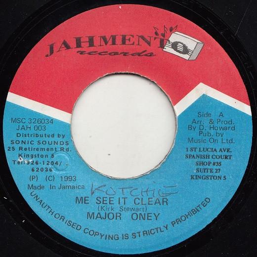 7inch Record MAJOR ONEY / SHAGGY WONDER & MICKEY - Me See It Clear / Ole Pan Sound MSC326034 Jahmento Record 1993 Jamaica Reggae, Ska & Dub Used
7inch Record MAJOR ONEY / SHAGGY WONDER & MICKEY - Me See It Clear / Ole Pan Sound MSC326034 Jahmento Record 1993 Jamaica Reggae, Ska & Dub Used