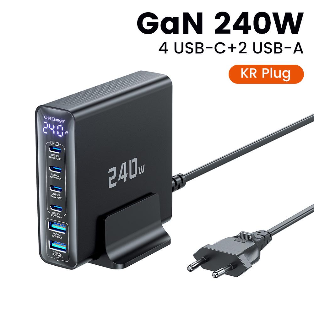 Toocki PD240W GaN Charger with Digital Display for Apple, Samsung, Laptop Fast Charging
Toocki PD240W GaN Charger with Digital Display for Apple, Samsung, Laptop Fast Charging