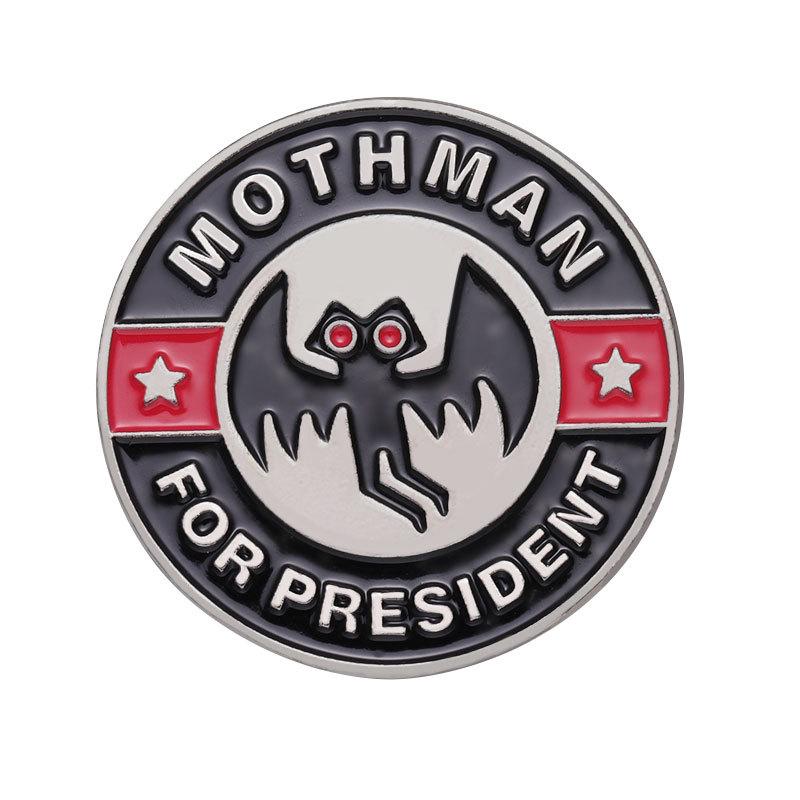Mothman For President Enamel Pin Red Eyes Invisible Creature Political Campaign Cryptozoology Brooch Lapel Badge Jewelry Gift
Mothman For President Enamel Pin Red Eyes Invisible Creature Political Campaign Cryptozoology Brooch Lapel Badge Jewelry Gift