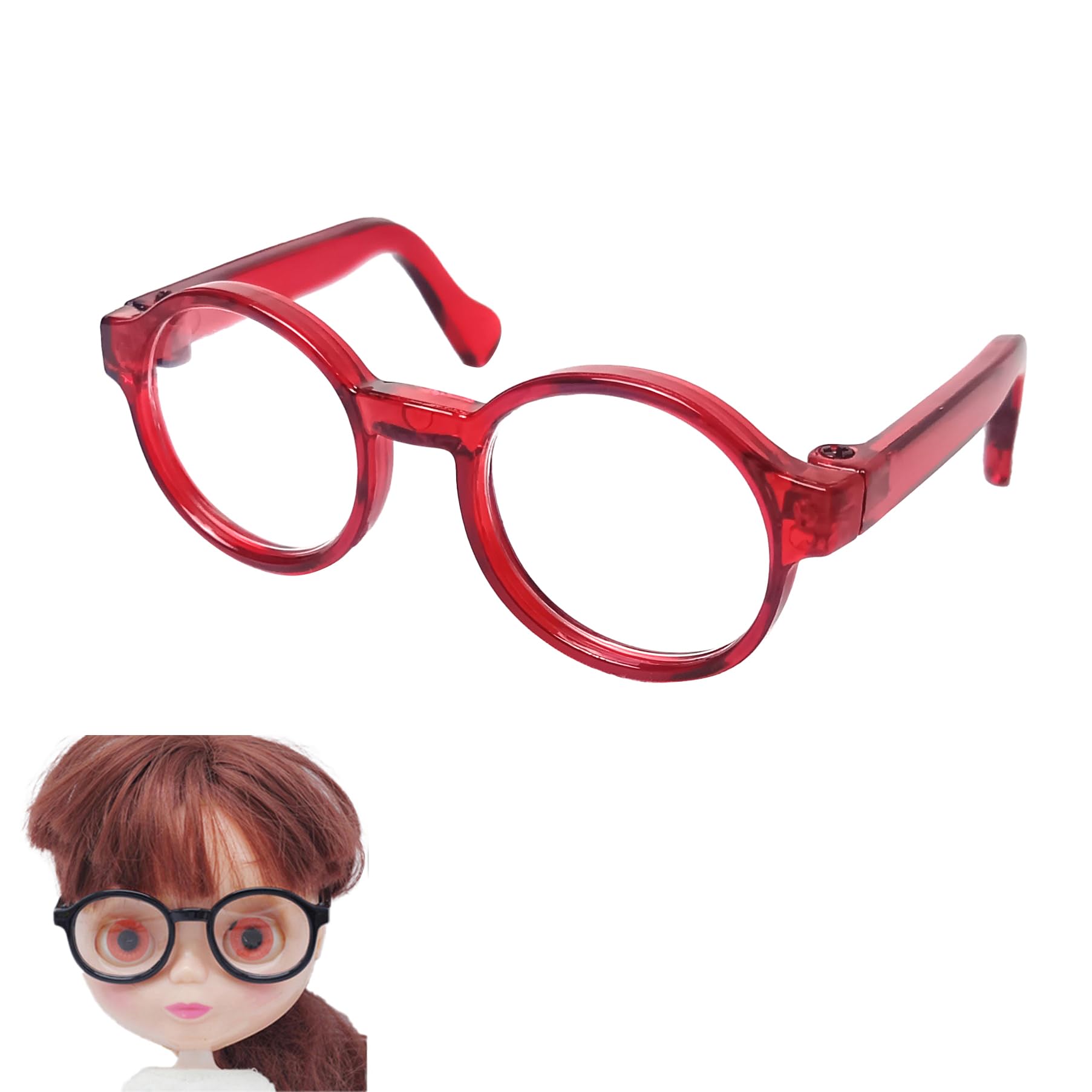 DOYOUCOTO Glasses Plush Doll, Chibi Plush, Oshikatsu, Round Glasses, Mini Doll Parts, Small Plush Toy, Pet Figure, Handmade Material (Clear Red,
DOYOUCOTO Glasses Plush Doll, Chibi Plush, Oshikatsu, Round Glasses, Mini Doll Parts, Small Plush Toy, Pet Figure, Handmade Material (Clear Red,
