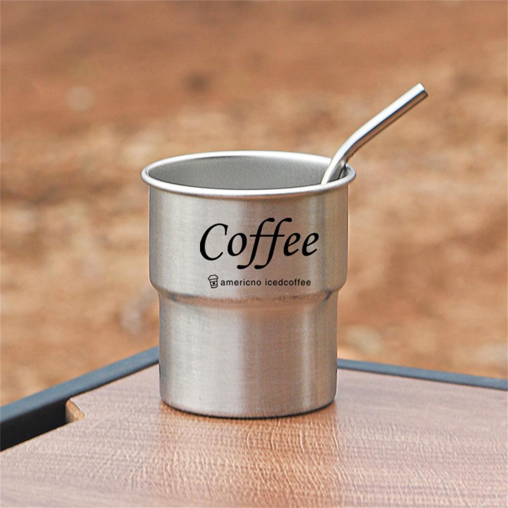 Single Layer 304 Stainless Steel Coffee Mug Portable Outdoor Camping Beer Cup with Lid and Straw (BPA Free,No FDA) Stainless Steel Color
Single Layer 304 Stainless Steel Coffee Mug Portable Outdoor Camping Beer Cup with Lid and Straw (BPA Free,No FDA) Stainless Steel Color