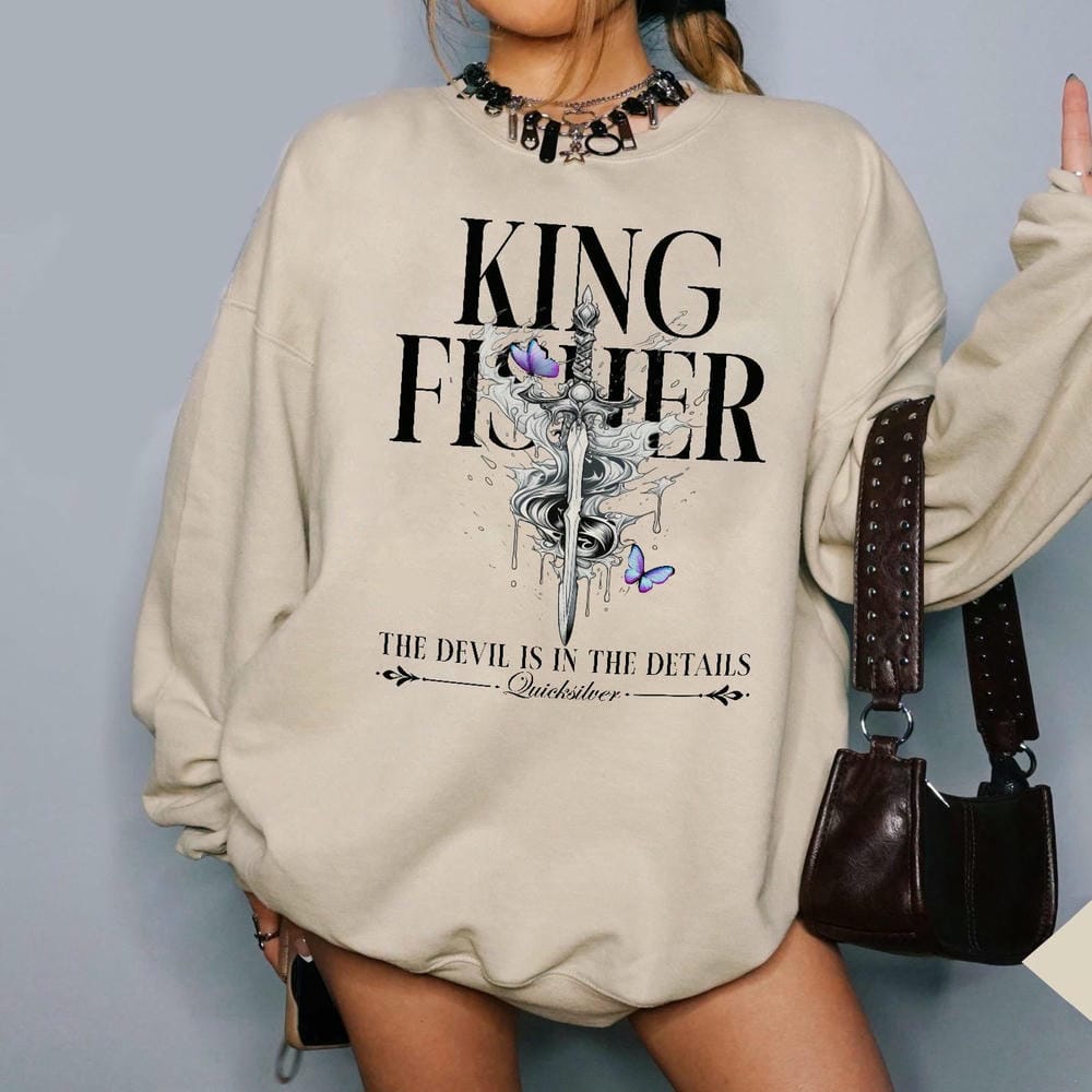 Quicksilver Kingfisher Print Unisex Tee Saeris Fane Kingfisher Inspired Shirt Fantasy Bookish Shirt Funny Sweatshirt Streetwear S
Quicksilver Kingfisher Print Unisex Tee Saeris Fane Kingfisher Inspired Shirt Fantasy Bookish Shirt Funny Sweatshirt Streetwear S