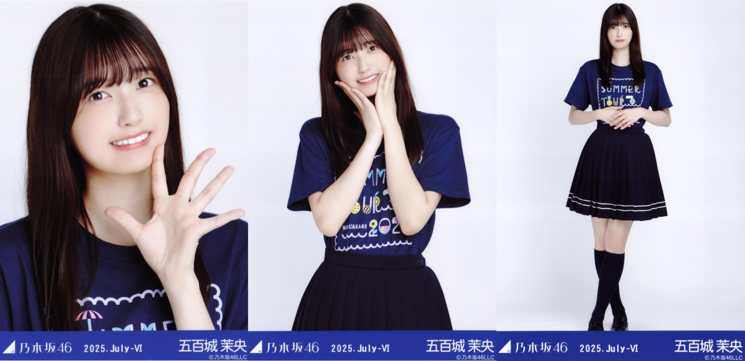 Nogizaka46 Сырое фото Июль 2025 Летний национальный тур 2025 Футболка B вер.. Полный набор из 3 Мао Иёки
Nogizaka46 Сырое фото Июль 2025 Летний национальный тур 2025 Футболка B вер.. Полный набор из 3 Мао Иёки