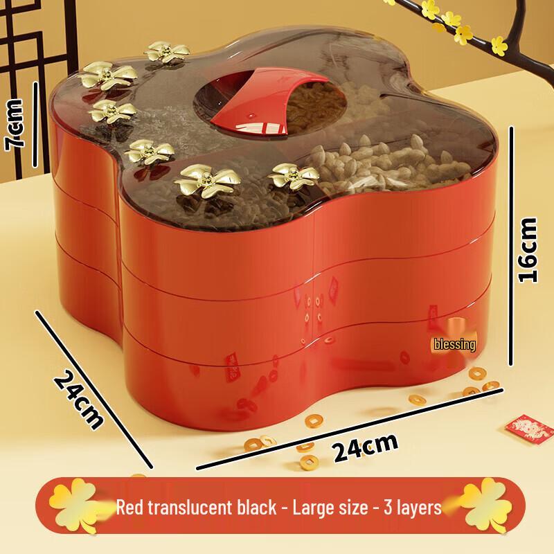 Festive 3-Tier Dried Fruit and Snack Server
Festive 3-Tier Dried Fruit and Snack Server