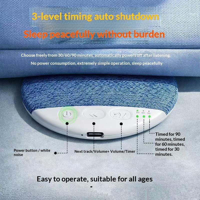 Mini Sleeping Bluetooth Speaker Nature Sound White Noise Soundbar Wireless Mp3 Music Player Ultra Thin Timed Shutdown Audio синій
Mini Sleeping Bluetooth Speaker Nature Sound White Noise Soundbar Wireless Mp3 Music Player Ultra Thin Timed Shutdown Audio синій